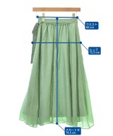 EMMEL REFINES（エメルリファインズ）ロング・マキシ丈スカート 緑 サイズ:XS レディース/2200616785089