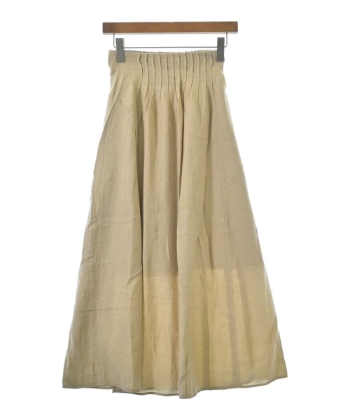 EMMEL REFINES(エメルリファインズ)ロング・マキシ丈スカート ベージュ サイズ:S/2200668568050