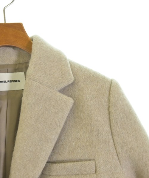 EMMEL REFINES（エメルリファインズ）チェスターコート ベージュ サイズ:S レディース/2200670089079