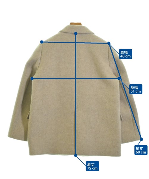 EMMEL REFINES（エメルリファインズ）チェスターコート ベージュ サイズ:S レディース/2200670089079