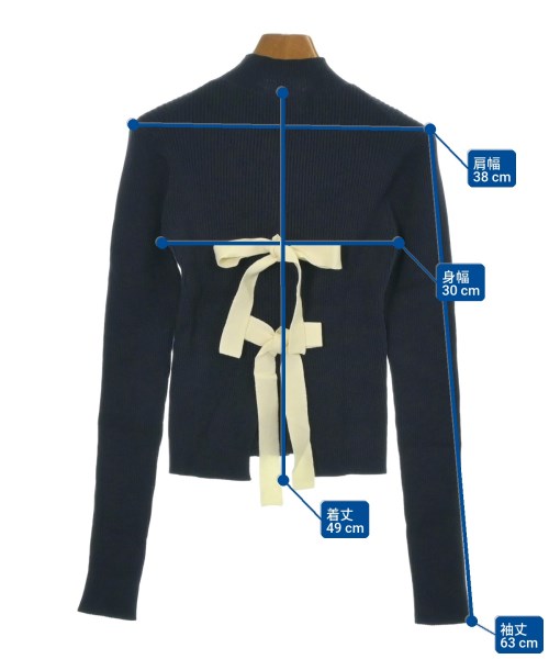 EMMEL REFINES（エメルリファインズ）ニット・セーター 紺 サイズ:-(XS位) レディース/2200670804177
