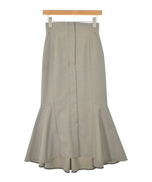 EMMEL REFINES(エメルリファインズ)ロング・マキシ丈スカート 茶 サイズ:XS/2200673929013