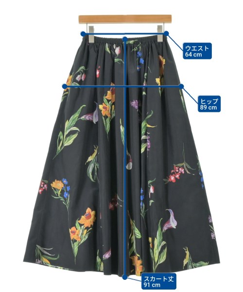 EMMEL REFINES（エメルリファインズ）ロング・マキシ丈スカート 黒 サイズ:S レディース/2200672426216