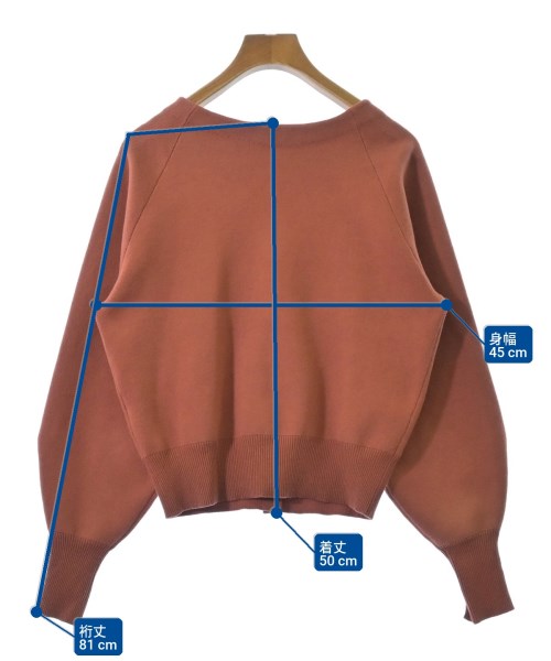 EMMEL REFINES（エメルリファインズ）カーディガン オレンジ サイズ:-(M位) レディース/2200676333046