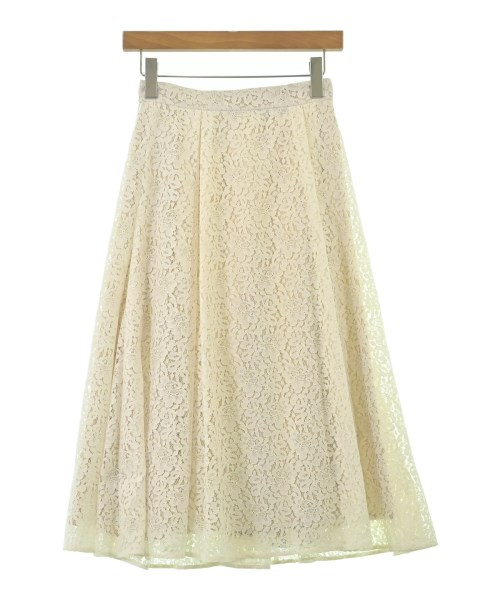 EMMEL REFINES(エメルリファインズ)ロング・マキシ丈スカート 白 サイズ:XS/2200674840010