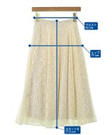 EMMEL REFINES（エメルリファインズ）ロング・マキシ丈スカート 白 サイズ:XS レディース/2200674840010