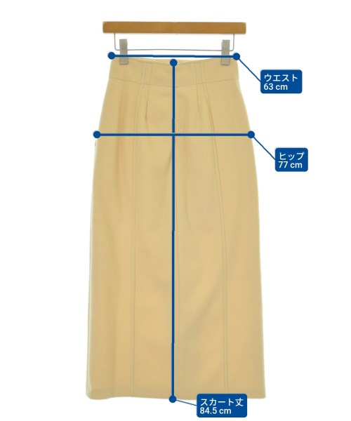 EMMEL REFINES（エメルリファインズ）ロング・マキシ丈スカート ベージュ サイズ:XS レディース/2200681237117