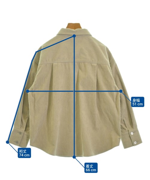 EMMEL REFINES（エメルリファインズ）カジュアルシャツ ベージュ サイズ:S レディース/2200655961055