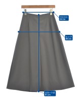 EMMEL REFINES（エメルリファインズ）ロング・マキシ丈スカート グレー サイズ:S レディース/2200655331056