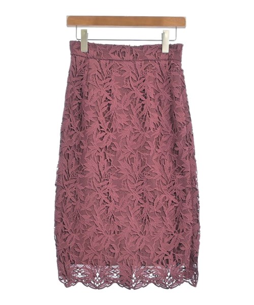 EMMEL REFINES(エメルリファインズ)ロング・マキシ丈スカート 赤 サイズ:M/2200657053055