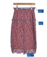 EMMEL REFINES（エメルリファインズ）ロング・マキシ丈スカート 赤 サイズ:M レディース/2200657053055