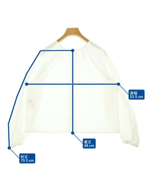 EMMEL REFINES（エメルリファインズ）ブラウス 白 サイズ:F レディース/2200643293069