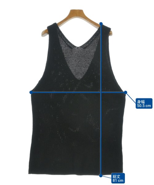 EMMEL REFINES（エメルリファインズ）ベスト 黒 サイズ:F レディース/2200637124126