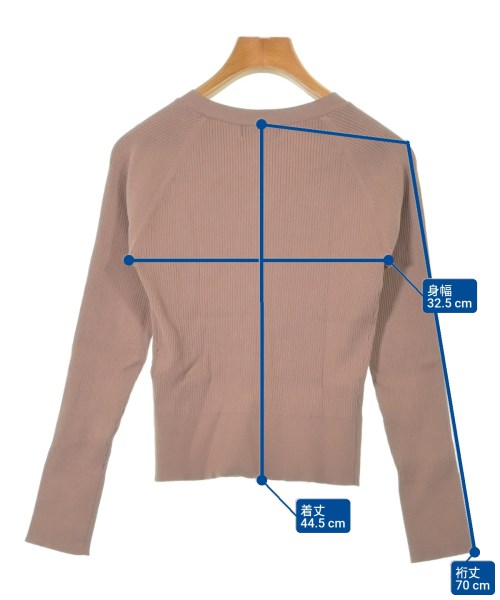 EMMEL REFINES（エメルリファインズ）カーディガン 茶 サイズ:-(XS位) レディース/2200642657121