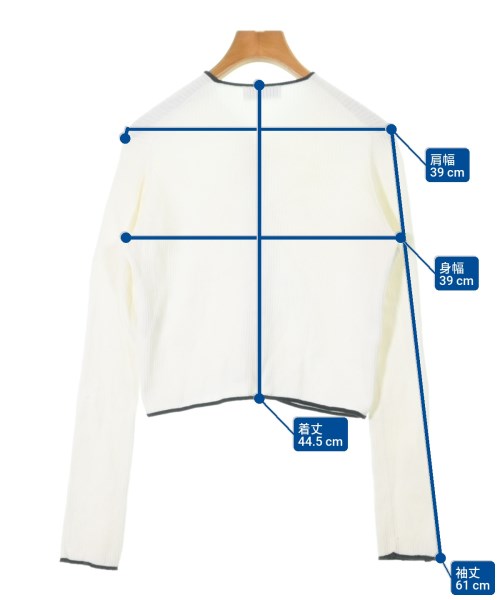 EMMEL REFINES（エメルリファインズ）カーディガン 白 サイズ:F レディース/2200639477107
