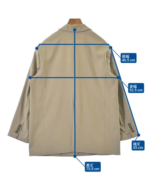 EMMEL REFINES（エメルリファインズ）ジャケット ベージュ サイズ:M レディース/2200658714108