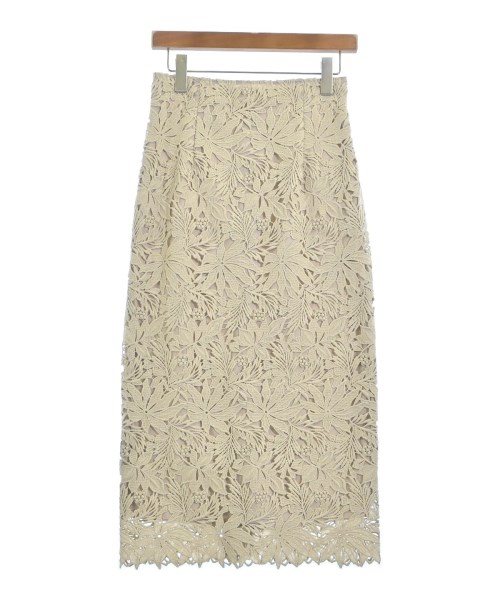 EMMEL REFINES(エメルリファインズ)ロング・マキシ丈スカート ベージュ サイズ:S/2200663914081