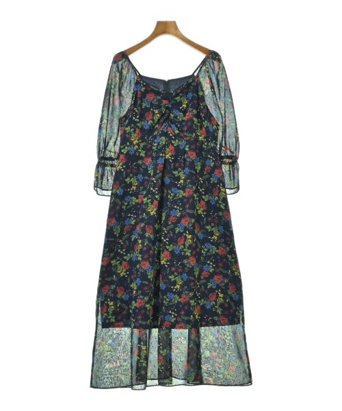 EMMEL REFINES(エメルリファインズ)ワンピース 紺 サイズ:M/2200665375064