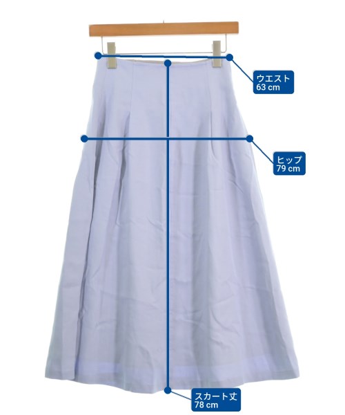 EMMEL REFINES（エメルリファインズ）ロング・マキシ丈スカート 紫 サイズ:S レディース/2200668667111