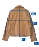 EMMEL REFINES（エメルリファインズ）ライダース 茶 サイズ:M レディース/2200668979078