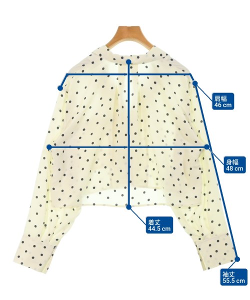 EMMEL REFINES（エメルリファインズ）カジュアルシャツ 白 サイズ:F レディース/2200669086485