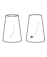 EMMEL REFINES（エメルリファインズ）ロング・マキシ丈スカート 白 サイズ:M レディース/2200667379077