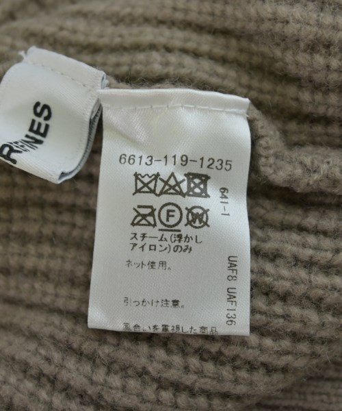 EMMEL REFINES（エメルリファインズ）ニット・セーター 茶 サイズ:F レディース/2200724508129