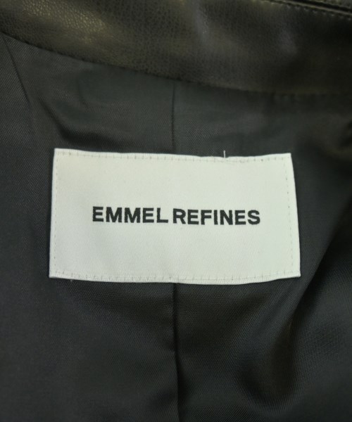 EMMEL REFINES（エメルリファインズ）チェスターコート 黒 サイズ:S レディース/2200734888013