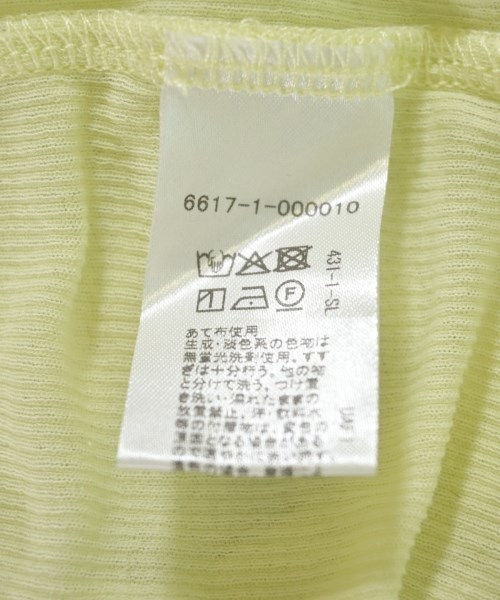 EMMEL REFINES（エメルリファインズ）Tシャツ・カットソー 黄 サイズ:-(XS位) レディース/2200721769028