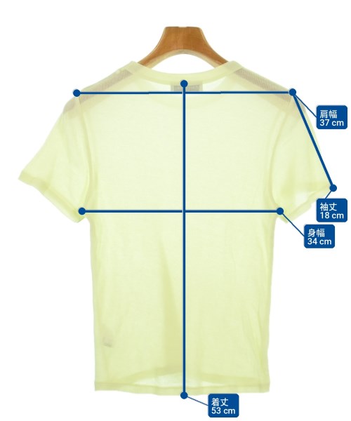 EMMEL REFINES（エメルリファインズ）Tシャツ・カットソー 黄 サイズ:-(XS位) レディース/2200721769028