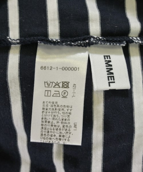 EMMEL REFINES（エメルリファインズ）Tシャツ・カットソー 黒 サイズ:F レディース/2200721769172