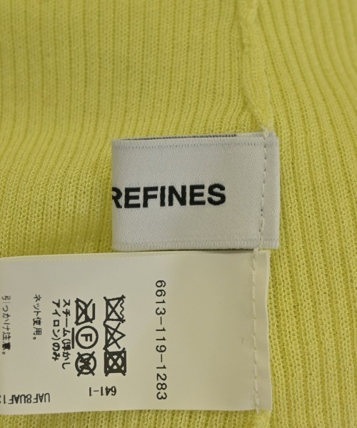 EMMEL REFINES（エメルリファインズ）ニット・セーター 黄 サイズ:-(XS位) レディース/2200728273023