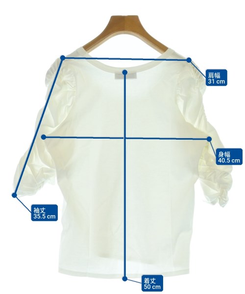 EMMEL REFINES（エメルリファインズ）Tシャツ・カットソー 白 サイズ:-(M位) レディース/2200677615257