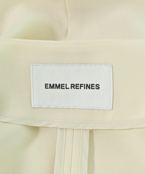 EMMEL REFINES（エメルリファインズ）ノーカラージャケット 白 サイズ:M レディース/2200685160022