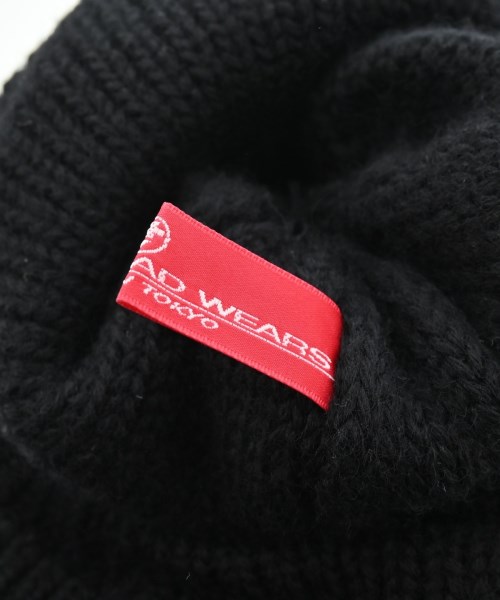 C-PLUS HEAD WEARS（シープラスヘッドウェアーズ）ニットキャップ・ビーニー 黒 サイズ:- メンズ/2200627117145