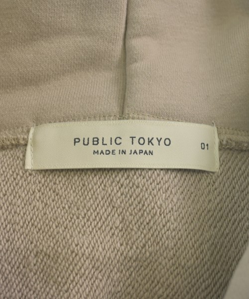PUBLIC TOKYO（パブリック　トウキョウ）パーカー ベージュ サイズ:1(S位) メンズ/2200625737079