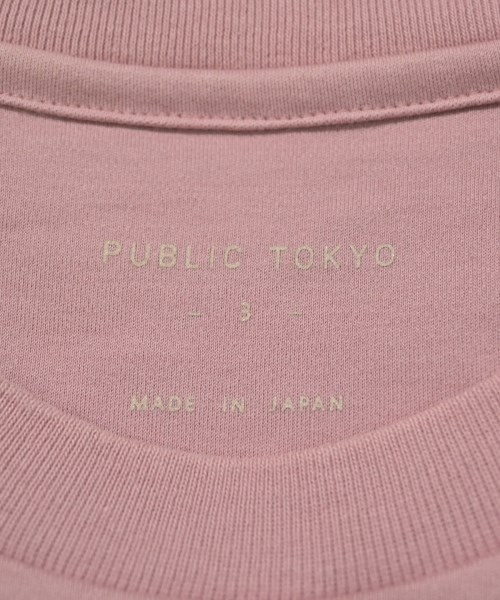 PUBLIC TOKYO（パブリック　トウキョウ）Tシャツ・カットソー ピンク サイズ:3(L位) メンズ/2200625442126
