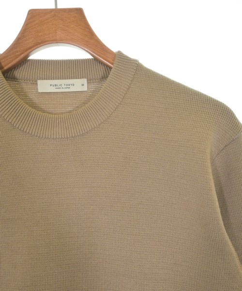 PUBLIC TOKYO（パブリック　トウキョウ）ニット・セーター ベージュ サイズ:2(M位) メンズ/2200641355011
