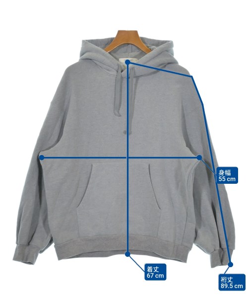 PUBLIC TOKYO（パブリック　トウキョウ）パーカー グレー サイズ:1(S位) メンズ/2200630136058