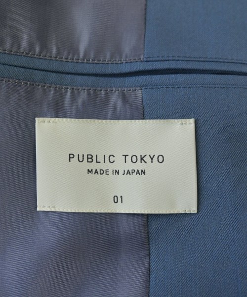 PUBLIC TOKYO（パブリック　トウキョウ）テーラードジャケット 青 サイズ:1(S位) メンズ/2200640311667
