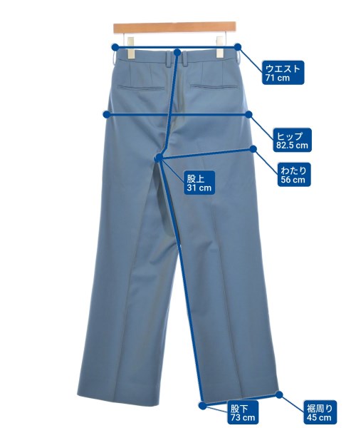 PUBLIC TOKYO（パブリック　トウキョウ）スラックス 青 サイズ:1(S位) メンズ/2200640311674