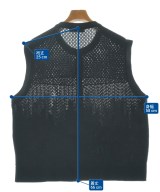 PUBLIC TOKYO（パブリック　トウキョウ）ベスト 黒 サイズ:F メンズ/2200643581036