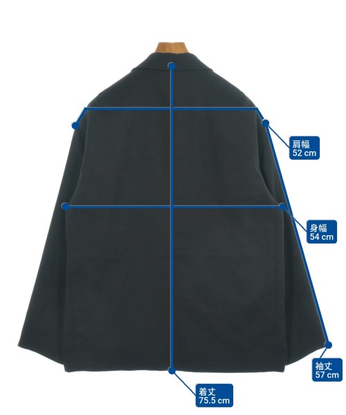 PUBLIC TOKYO（パブリック　トウキョウ）テーラードジャケット 黒 サイズ:2(M位) メンズ/2200622136011