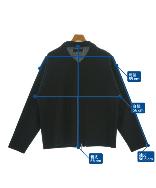 PUBLIC TOKYO（パブリック　トウキョウ）カーディガン 黒 サイズ:2(M位) メンズ/2200627589027