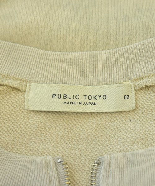 PUBLIC TOKYO（パブリック　トウキョウ）スウェット ベージュ サイズ:2(M位) メンズ/2200622947044