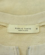 PUBLIC TOKYO（パブリック　トウキョウ）スウェット ベージュ サイズ:2(M位) メンズ/2200622947044