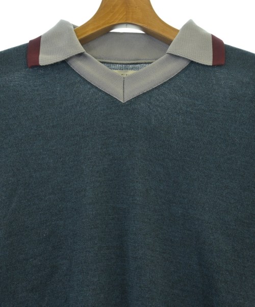 PUBLIC TOKYO（パブリック　トウキョウ）ニット・セーター 青 サイズ:2(M位) メンズ/2200622947051