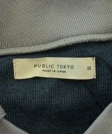 PUBLIC TOKYO（パブリック　トウキョウ）ニット・セーター 青 サイズ:2(M位) メンズ/2200622947051