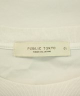 PUBLIC TOKYO（パブリック　トウキョウ）Tシャツ・カットソー 白 サイズ:1(S位) メンズ/2200608253237