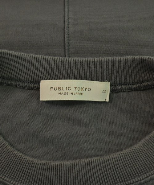 PUBLIC TOKYO（パブリック　トウキョウ）Tシャツ・カットソー グレー サイズ:2(M位) メンズ/2200605274020